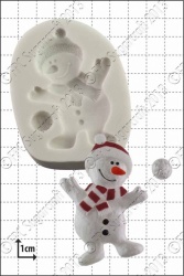 'Dancing Snowman' Silicone Mould